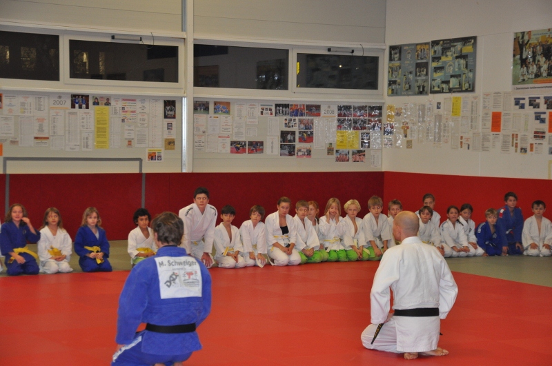Kadertraining bei den Galaxy Judo Tigers